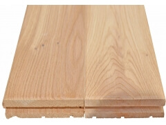 Solid Wood Flooring - Brushed Natural Oak Solid Wood Flooring