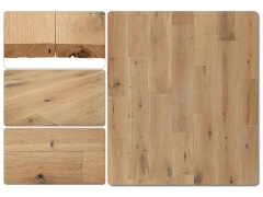 Solid Wood Flooring - Brushed White Oak Solid Wood Flooring