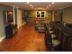 Solid Wood Flooring - Brown Handscraped Maple Old West Style Solid Wood