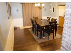 Solid Wood Flooring - Handscraped Chocolate Color Maple Hardwood Flooring