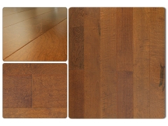 Solid Wood Flooring - New Champagne Color Smooth Surface Maple Hardwood Flooring