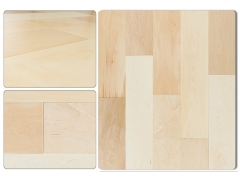 Solid Wood Flooring - UV Oil Finished Natural Maple Hardwood Flooring
