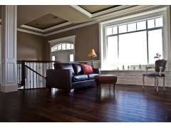 Multilayer Wood Flooring - 15mm Thickness Maple Coffee Color Wood Flooring