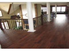Multilayer Wood Flooring - Distressed Handscraped Brown Maple Wooden Flooring