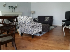 Multilayer Wood Flooring - Glossy Surface Brown Color Maple Wooden Flooring
