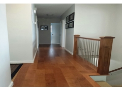 Multilayer Wood Flooring - Glossy Surface Brown Color Maple Wooden Flooring