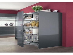 Wooden Cabinet - Dark Grey Easy Installation Multifunction Design Kitchen Cabinet