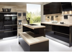 Wooden Cabinet - Glossy Surface Kitchen Cabinet With Zero Formaldehyde