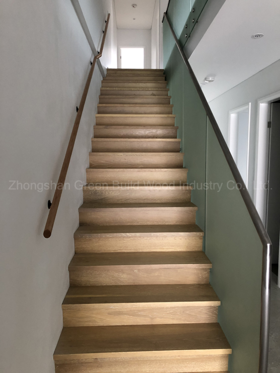 Project - Customized Oak Staircase & Oak Wooden Floor Project in Sydney, Australia