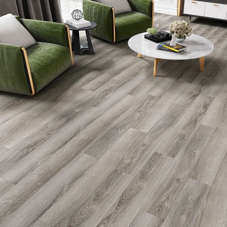 Multilayer Wood Flooring - GM9005 Grey color oak engineered timber wood flooring