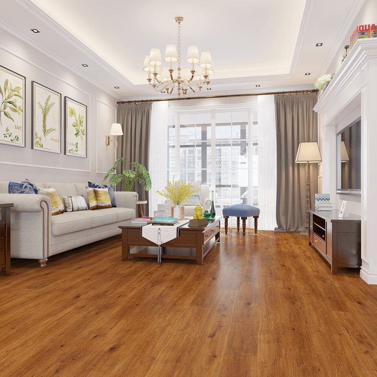 Multilayer Wood Flooring - KF2002 brown oak engineered wood flooring