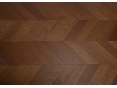 Solid Wood Flooring - Customs made Walnut Herringbone Wood Flooring