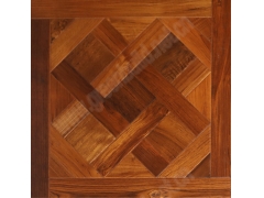 Linear Parquet - SMP006 Brown Teak Art Parquet Flooring Solid Wood Flooring