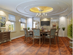 Linear Parquet - SMP006 Brown Teak Art Parquet Flooring Solid Wood Flooring