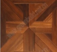 Linear Parquet - SMP008 Deep Brown Teak Art Parquet Flooring Solid Wood Flooring