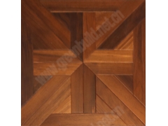 Linear Parquet - SMP008 Deep Brown Teak Art Parquet Flooring Solid Wood Flooring
