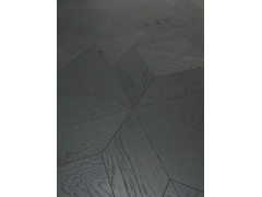 Art Parquet Flooring - SMP008 Black Color Wooden Art Parquet