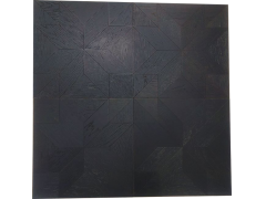 Art Parquet Flooring - SMP008 Black Color Wooden Art Parquet