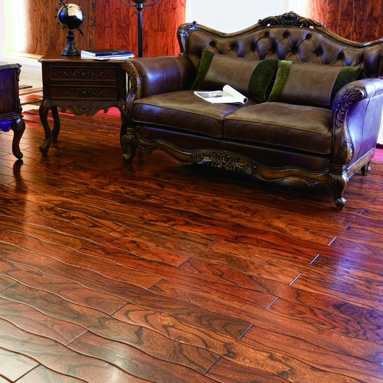 Curved Wood Flooring - Elm Antique Engineered Wood Flooring